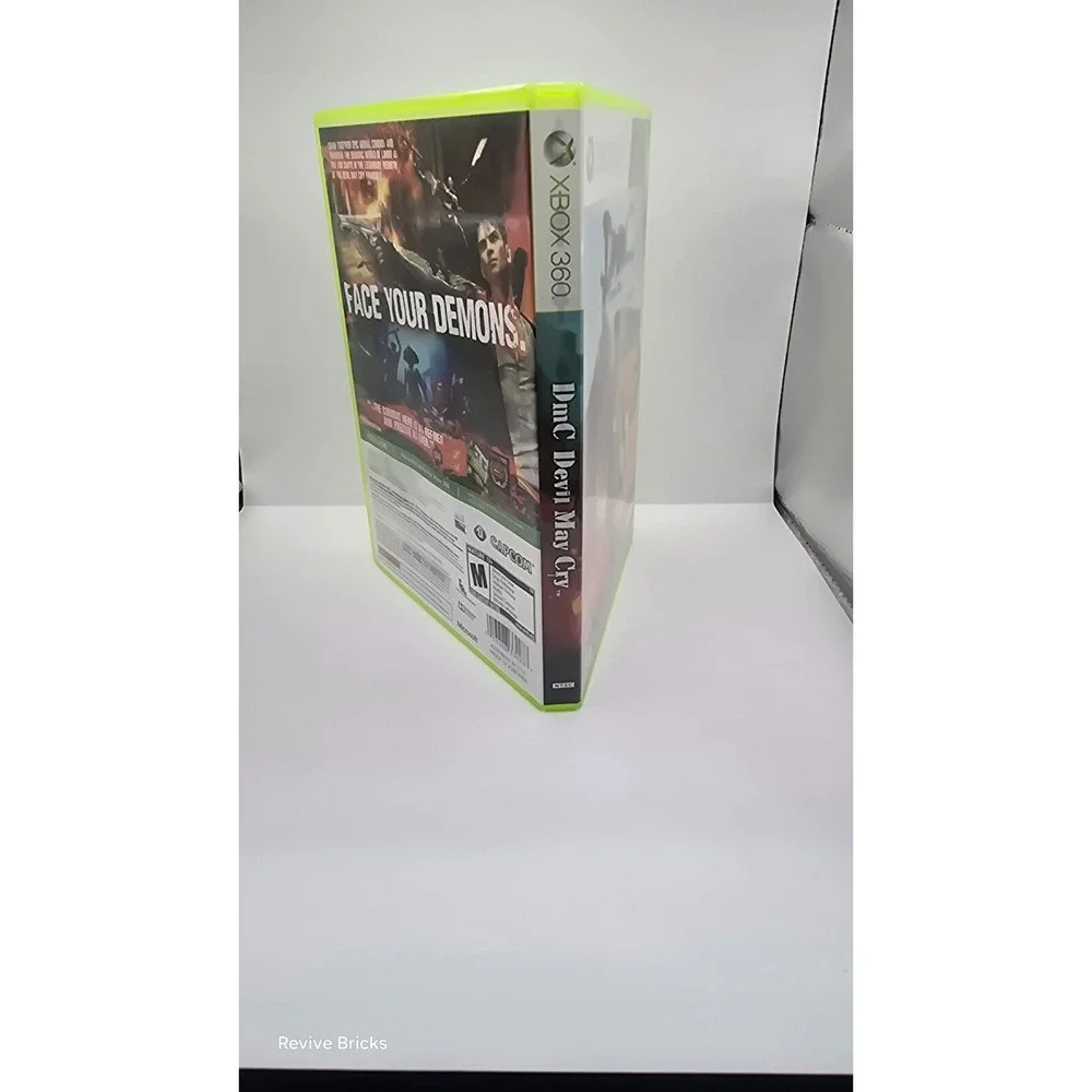 DmC: Devil May Cry (Microsoft Xbox 360, 2013) Game and Case Tested Working Great